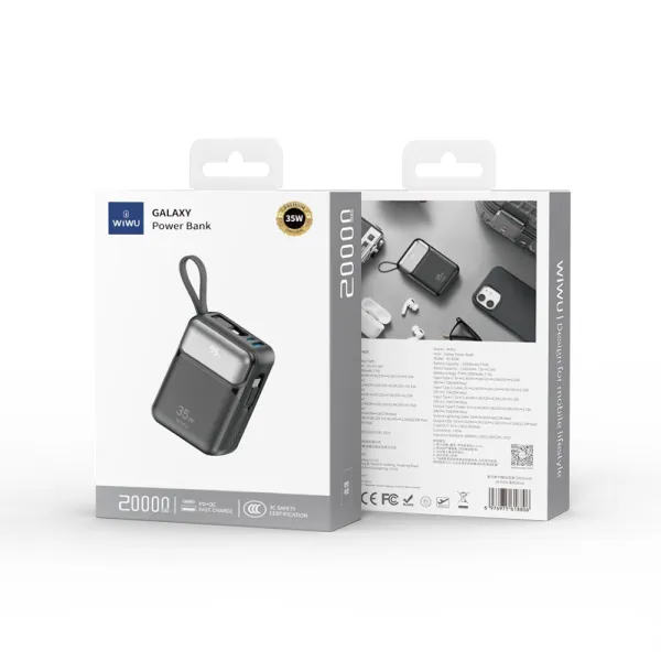 Доп. АКБ WIWU Galaxy 20000mAh White